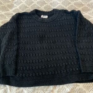 Woven sweater